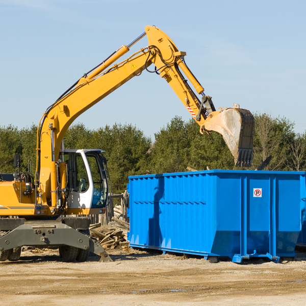 are there any restrictions on where a residential dumpster can be placed in Elwood New Jersey